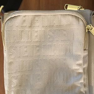 Steve Madden White Crossbody Purse